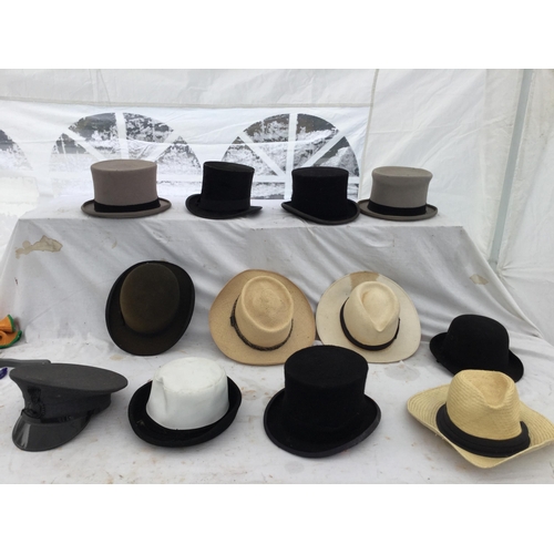 178A - CRATE OF TOP HATS & BOWLER HATS