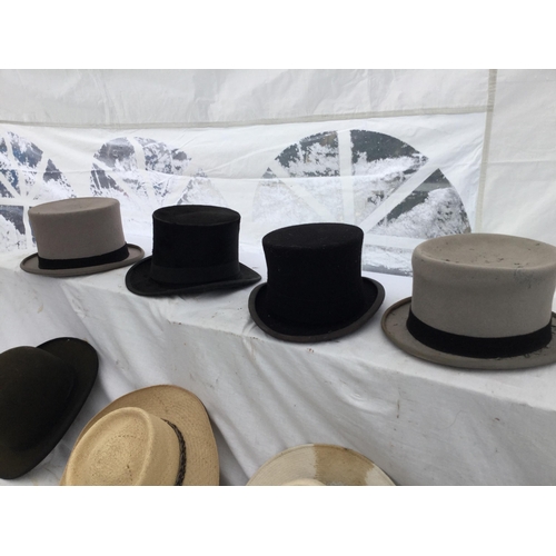 178A - CRATE OF TOP HATS & BOWLER HATS