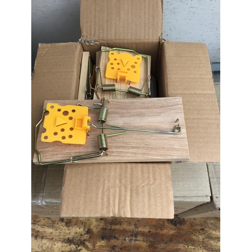 226 - 6 BOXES OF WOODEN RAT TRAPS  (48 IN EACH BOX)