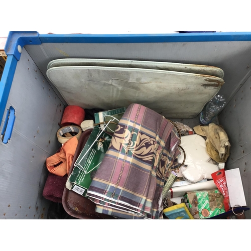 231 - CRATE OF TOOLS, WOODEN BOX AND TOOL BOX OF TOOLS