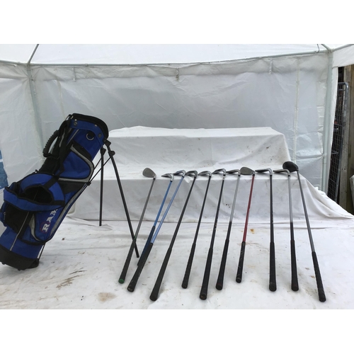 241 - 4 GOLF BAGS AND CLUBS