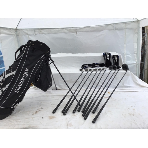 241 - 4 GOLF BAGS AND CLUBS