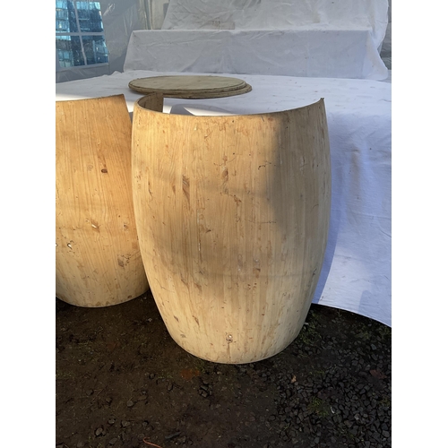 16 - WOODEN BARRELL IN PARTS