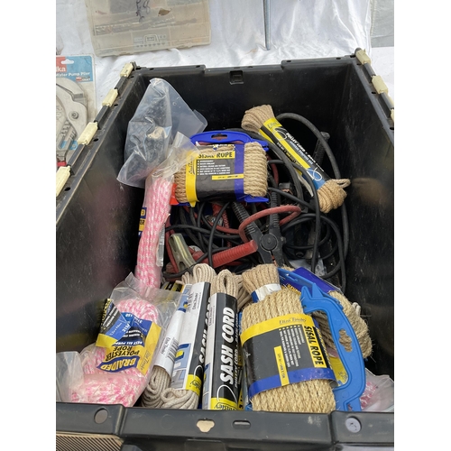 18 - 3 CRATES OF HARDWARE AND TOOLS