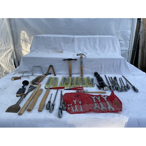 20 - 3 CRATES OF HARDWARE TOOLS ETC