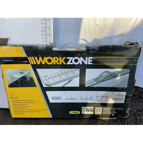 25 - 2 WORKZONE FOLDING TABLES A/F