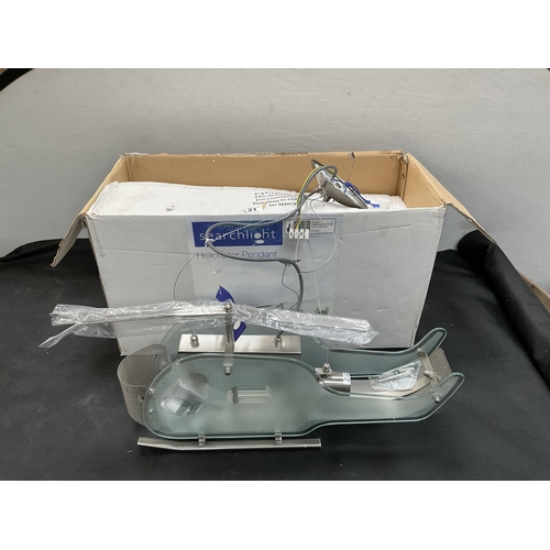 21 - HELICOPTER  GLASS CEILING LIGHT FITTING L26