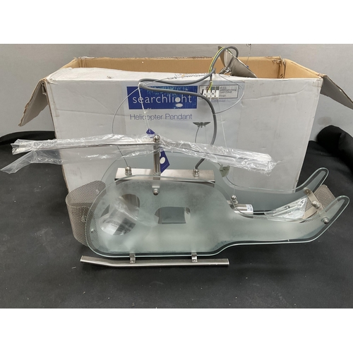 21 - HELICOPTER  GLASS CEILING LIGHT FITTING L26