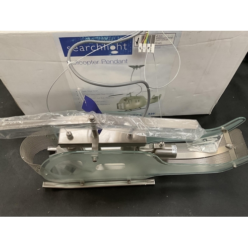 21 - HELICOPTER  GLASS CEILING LIGHT FITTING L26