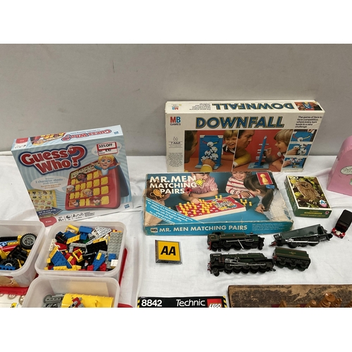 27 - BOX OF GAMES TO INCLUDE LEGO ETC