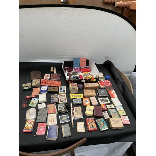 29 - BOX OF VINTAGE PLAYING CARDS