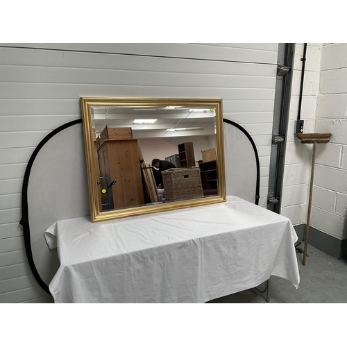 30 - GILT FRAMED WALL MIRROR - 44