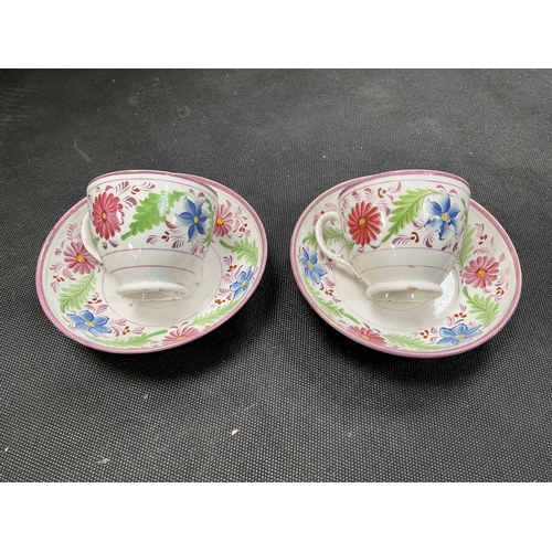 31 - BOX OF 19TH CENTURY CHINA  TO INCLUDE COALPORT CUP AND SAUCER ETC