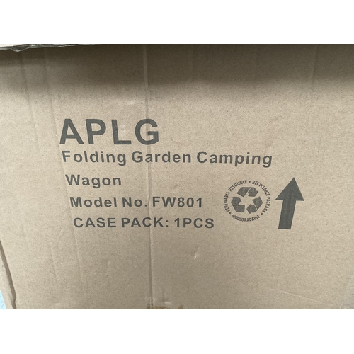 35 - NEW FOLDING GARDEN / CAMPING TROLLY IN BOX