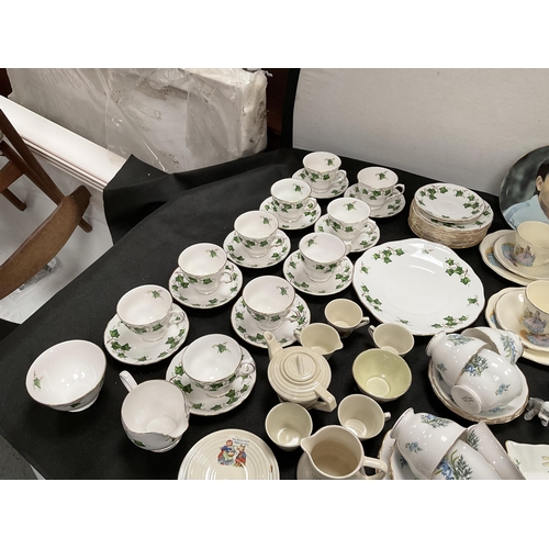 98 - 2 BOXES OF CHINA TO INCLUDE PART TEA SETS, NURSERY RHYME CUP AND SAUCER ETC