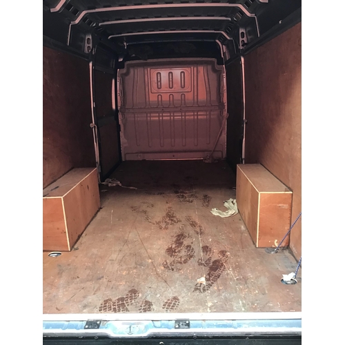 392 - PEUGEOT BOXER L4 2 AXLE RIGID BODY DIESEL VAN - AZURE BLUE - FIRST REG MAY 2021 - 2200CC - 12 MONTHS... 