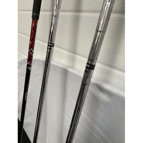 22 - QTY OF GOLF CLUBS TO INCLUDE A HICKORY SHAFT EXAMPLE