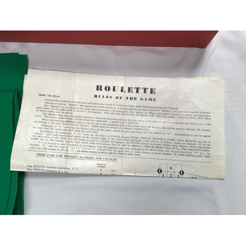 67 - VINTAGE BOXED ROULETTE WHEEL