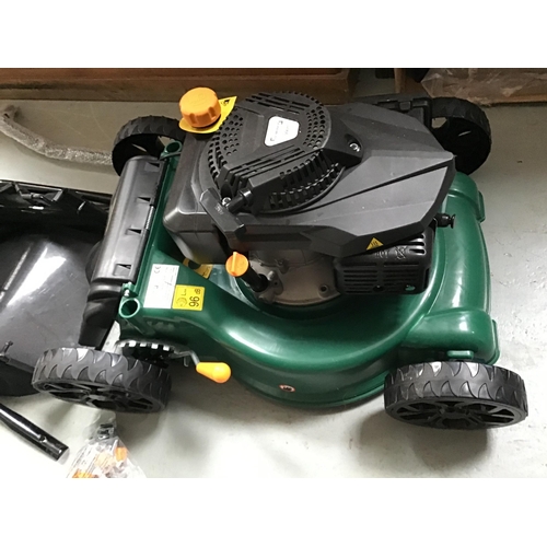 75 - 99CC NEW PETROL LAWN MOWER IN BOX