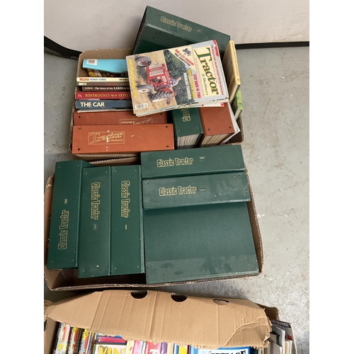 100 - 7 BOXES OF BOOKS ETC