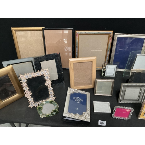 84 - BOX OF MODERN PICTURE FRAMES