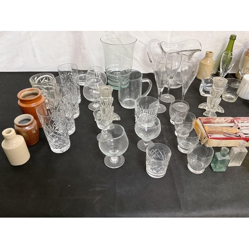 27 - 2 BOXES OF CHINA AND GLASSWARE