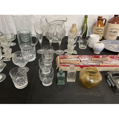 27 - 2 BOXES OF CHINA AND GLASSWARE