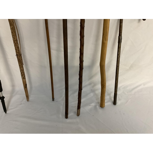 41 - QTY OF VINTAGE WALKING STICKS AND CANES