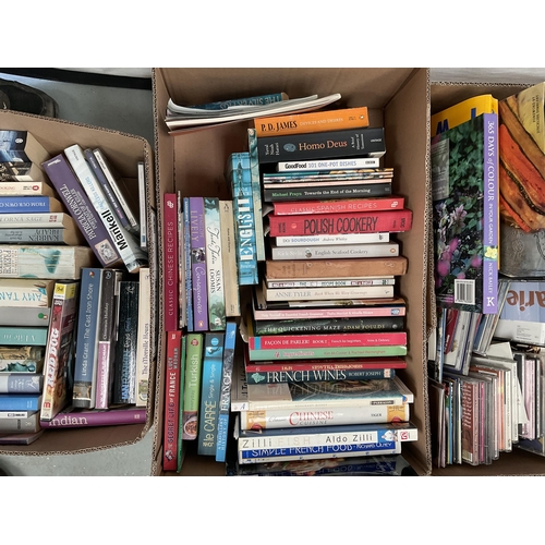 5 - 6 BOXES OF BOOKS AND CD