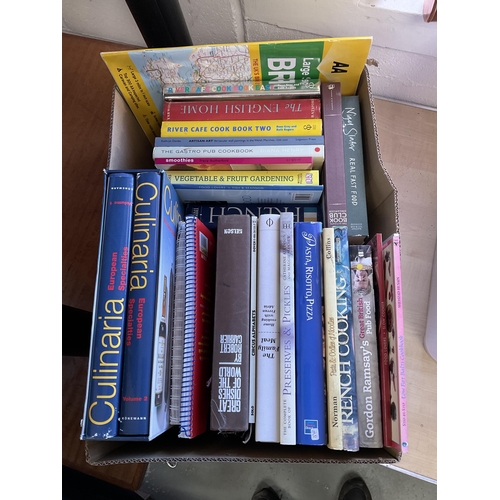 5 - 6 BOXES OF BOOKS AND CD