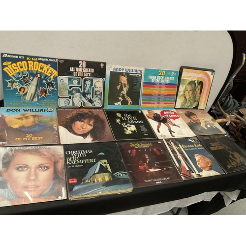 80 - QTY OF LP RECORDS,THE CARPENTERS,SHIRLEY BASSEY ETC