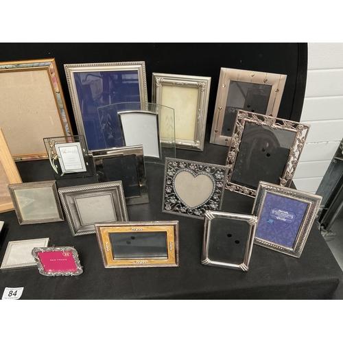 84 - BOX OF MODERN PICTURE FRAMES