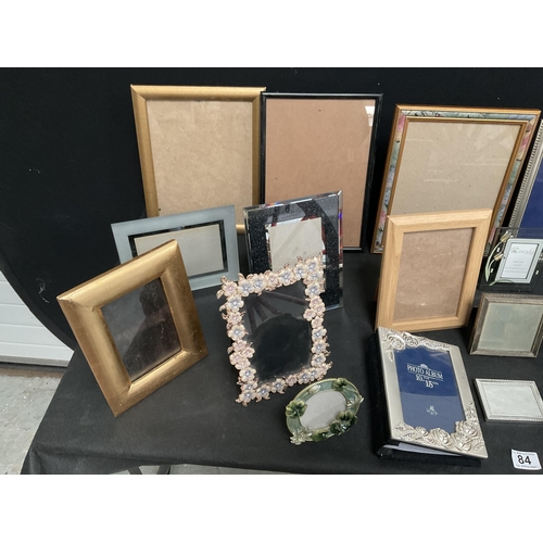 84 - BOX OF MODERN PICTURE FRAMES