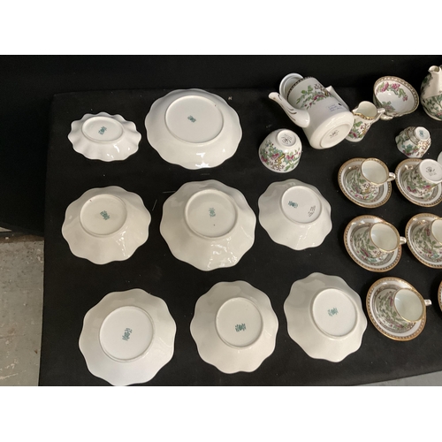 97 - BOX OF INDAIN TREE CHINA TO INCLUDE COALPORT ETC