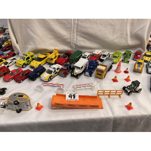 98 - 2 BOXES OF TOY CARS