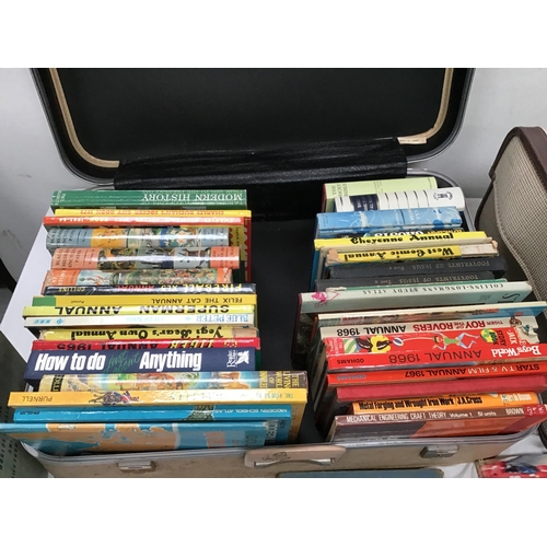 218 - 2 SUITCASES OF MAINLY CHILDRENS BOOKS TO INCLUDE WALT DISNEY FOLIO SET