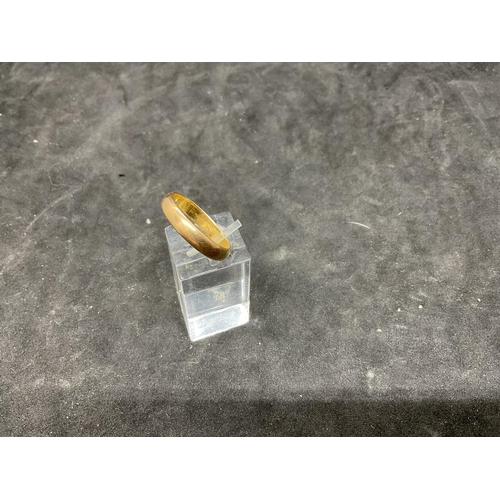 171 - 22 CT GOLD WEDDING BAND WEIGHT 5G