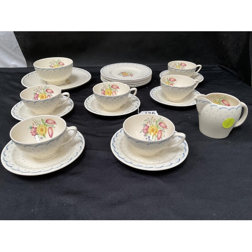 186 - VINTAGE SUSIE COOPER PART TEA SET