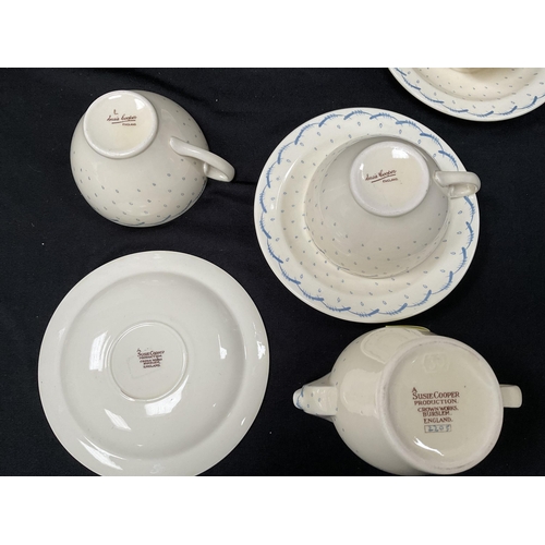 186 - VINTAGE SUSIE COOPER PART TEA SET