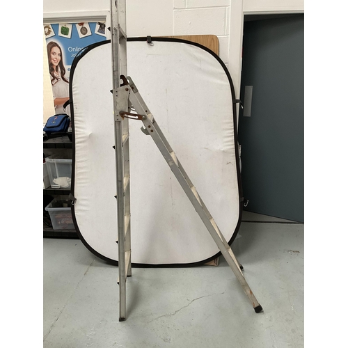 197 - ALUMINIUM FOLDING LADDER