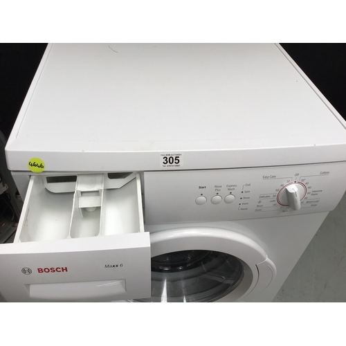 305 - BOSCH MAXX 6 WASHING MACHINE