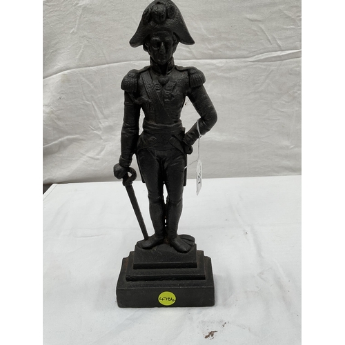 27 - 2 X CAST IRON DOOR STOPS H15