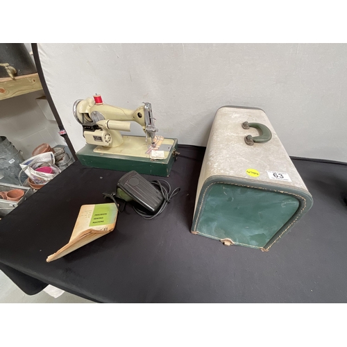 63 - VINTAGE BROTHER ELECTRIC SEWING MACHINE