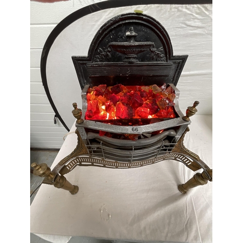 66 - VINTAGE ELECTRIC FIRE H25