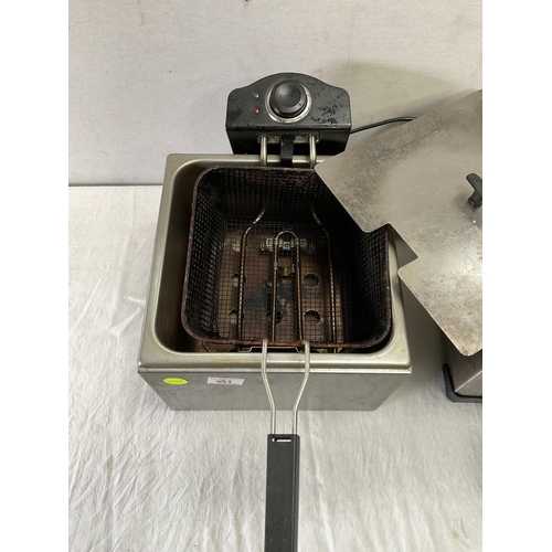 81 - 2 STAINLESS STEEL DEEP FAT FRYER - UPDATE TO LOT - 1 FAILED TEST