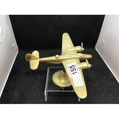 155 - BRASS AERO PLANE A/F