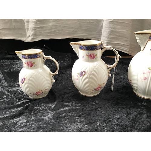 179 - SET OF 4 COALPORT GRADUATED JUGS H8