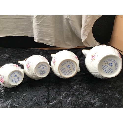 179 - SET OF 4 COALPORT GRADUATED JUGS H8