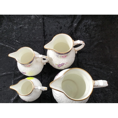 179 - SET OF 4 COALPORT GRADUATED JUGS H8