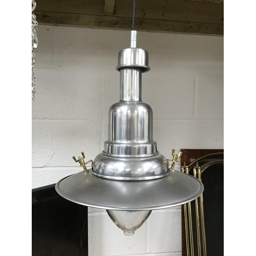 197 - MODERN INDUSTRIAL CEILING LIGHT